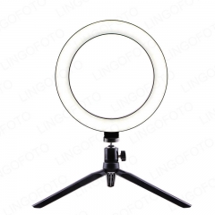 8inch 200mm LED Selfie Ring Light Dimmable Camera Ring Lamp With Table Tripod Desktop For Makeup Video Live Studio UC9788