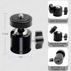 Bluetooth Phone Camera Tabletop Mini Tripod Cell Phone Clip Holder for iPhone,Smartphones UC9843