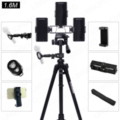 Bluetooth Remote Control 160cm Tripod with Phone Microphone Holder UC9811-UC9816