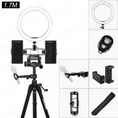 Live Stream Ring Fill Light 260MM With 170CM Tripod Mobile Phone Holders Microphone Clip UC9797 UC9798 UC9799