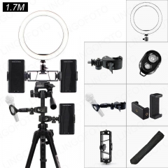 Live Stream Ring Fill Light 260MM With 170CM Tripod Mobile Phone Holders Microphone Clip UC9797 UC9798 UC9799