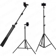50/160/210cm Aluminum Alloy Portable Tripod Stand Phone Camera Holder For Live Stream Makeup UC9832