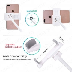 LED Clip Light with Cell Phone Holder Stand for Live Stream Makeup Selfie UC9950a-UC9950b