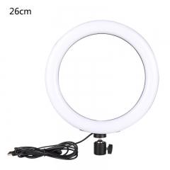 10inch 26cm USB Interface Dimmable LED Selfie Ring Light Camera Phone Photography Video Makeup Ring Light