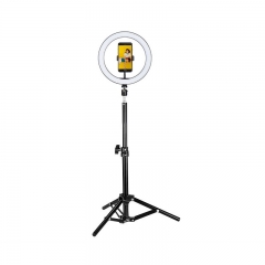 6 inch LED Ring Light Bluetooth Remote Control Dimmable Ring Light 55CM Tripod for Vlogging Video Portrait Shooting Live Streaming UC9918 UC9919