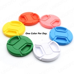 6 in 1 Colorful Center Pinch Snap-on Lens Cap One Color Per Day For Canon For Nikon Camera Accessories FS3161 FS3162 FS3163 FS3164 FS3165 FS3166 FS3167 FS3168 FS3169 FS3170 FS3171 FS3172 FS3173 FS3174