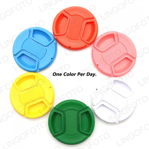 6 in 1 Colorful Center Pinch Snap-on Lens Cap One Color Per Day For Canon For Nikon Camera Accessories FS3161 FS3162 FS3163 FS3164 FS3165 FS3166 FS3167 FS3168 FS3169 FS3170 FS3171 FS3172 FS3173 FS3174