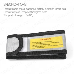 Fireproof And Explosion-proof Battery Storage Bag Case Pouch for DJI RoboMaster S1 AO1076