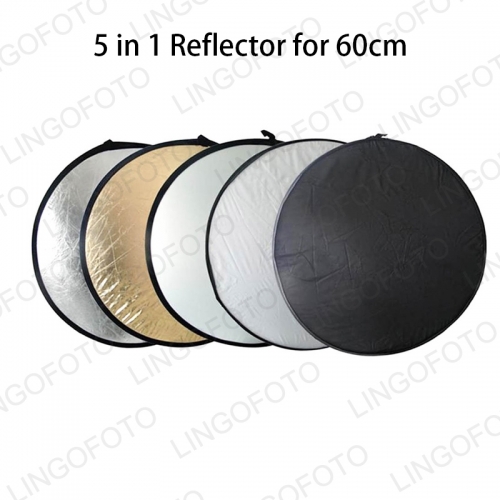 Five-in-one Photo Reflection Plate Oval Hand Folding Portable Light Plate Baffle Plate Black Light Absorption Patch Plate LC6101