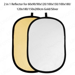 2 in 1 Gold Silver Reflector Collapsible Portable Disc Light Reflector NP6131