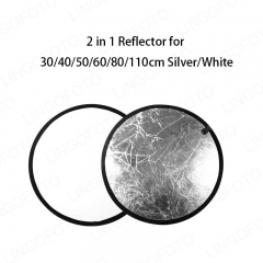 Wholesale Portable 2in 1 Reflector Silver White NP6121