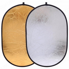 2 in 1 Gold Silver Reflector Collapsible Portable Disc Light Reflector NP6131
