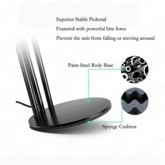 Selfie Makeup Ring Light Adjustable Microphone Phone Clip Support For Live Streaming YouTube Vlog AC1047