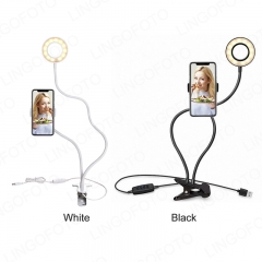 8.5 inch LED Ring Light with Desk Cell Phone Holder Stand for Live Stream and Makeup AC1050a AC1050b