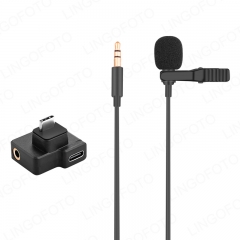 Microphone With Dual USB-C Adapter For OSMO POCKET Camera Camcorder Recorder AO2206
