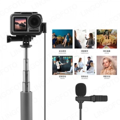 Long Mini Microphone Clip-on Lapel Microphone With 3.5mm Jack For OSMO POCKET/OSMO ACTION AO2204