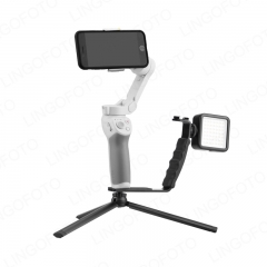 Square Fill Light L-shaped Handheld Handle Bracket Folding Tripod For Dji Om 4/ Osmo Mobile 2 3 Gimbal Stabilizer AO2262