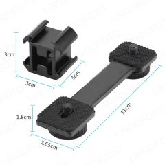 Cold Shoe Clip Microphone Holder for DJI OM 4 Omso Mobile 2 3 Zhiyun Smooth 4 Feiyu AO2267