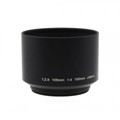 49mm Metal Lens Hood Shape Screw In Lens Hood Sun Shade for Pentax for Takumar 105/2.8 100/4