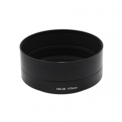 Metal Lens Hood Shape Replace for Nikon HN-26, 2 Parts Screw-In Metal Lens Hood for Nikon Original 62mm Polarizing Filter f=35mm & 70mm