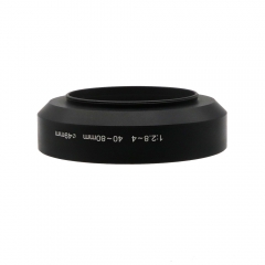 49mm Screw In Lens Hood Metal Lens Hood Shape Sun Shade for Pentax ZOOM 1:2.8~4 40~80mm