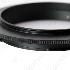 LingoFoto 49/ 52/ 55/58/ 62/ 67/ 72/77mm Macro Reverse Lens Adapter Ring for Canon for EOS R RF Mount