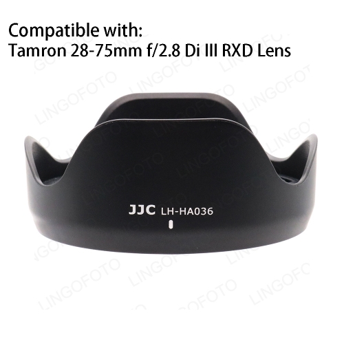 Reversible Lens Hood for Tamron 28-75mm f/2.8 Di III RXD Lens, Dedicated Bayonet Lens Hood Replaces for Tamron HA036 Lens Hood, Support 67mm Lens Filter & Lens Cap