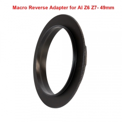 LingoFoto Macro Reverse Lens Adapter Ring 49/ 52/ 55/ 58/ 62/ 67/ 72/ 77mm com compatible for NIKON Z Mount Camera Z6/Z7