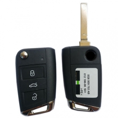 2012 VW Golf 7 MQB Flip Remote Key 434 Mhz 3 Buttons without Proximity -5G6959752AG