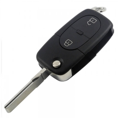 Remote Key Shell For Au*di 2/3/3+1BTN TT A2 A3 A4 A6 A8 TT Quattro CR1620/CR2032 Holder