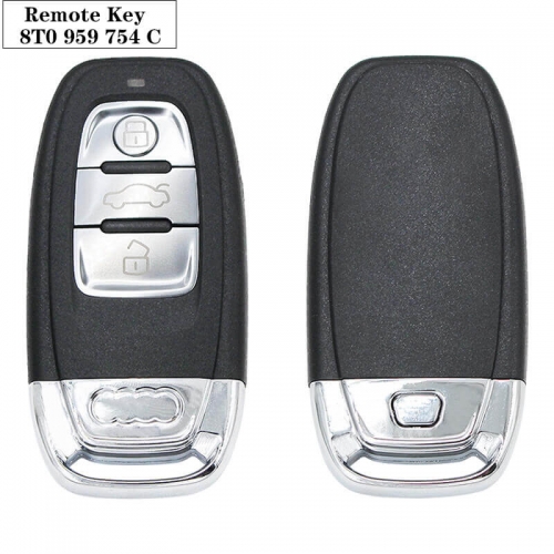 3BTN Remote Key 315MHz 433MHz 868MHz For Au*di A6 A7 A8 RS4 RS5 Q5 A5 S4 8T0 959 754 C