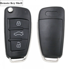 Folding Remote key shell 3BTN For AU*DI A2 A3 A4 A6 A6L A8 TT S6 Q7