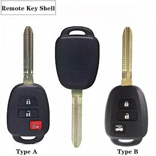 3 Button Remote Key Shell For Toyot*a