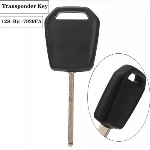Transponder Key128-Bit-7939FA HU101 Blade For For*d F-Serles/Fuslon 2013+HS