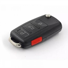 Keyless-Go Remote Key 3+1buttons 315MHz / 433MHz ID46 Chip For VW Touareg