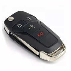 3+1button Folding Remote Shell HU101 For Ford