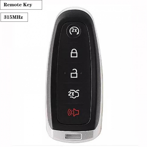 5button 315MHz Remote Key FO38R For Ford Edge