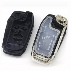 3+1button Folding Remote Shell HU101 For Ford