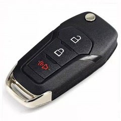 2+1button Folding Remote Shell HU101 For Ford