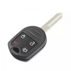 3+1 Key 315MHZ/433MHZ Adjustable Frequency Remote Key FO38 For Ford CWTWB1U793