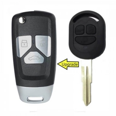 Upgraded Flip Remote Key 3 Button DW04R Blade For Chevrolet Optra Lacetti 433.92MHz 4D60 Chip FCC ID:SAKS-01TX