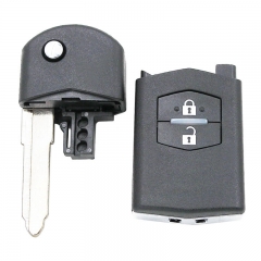 2 Buttons Folding Flip Remote Key 433MHZ with 4D63 Chip For Maz*da M3 M6 After 2010