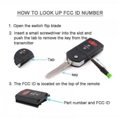 2+1 Button Folding Remote Key FSK313.8MHZ ID83-FCCID:KPU41788 For Maz*da M6/M2(Aftermarke)