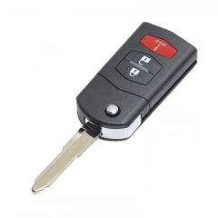 2+1 Button Folding Remote Key FSK313.8MHZ ID83-FCCID:KPU41788 For Maz*da M6/M2(Aftermarke)