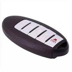 (SUV) 4+1 Button Smart Remote Key FSK433.92 MHz 4A Chip With Button Remote Start NSN14 / S180144308 / FCC ID:KR5S180144014 / IC: 7812D-S180204 For Nissa*n Pathfinder 2015-2016