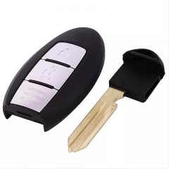 2 Button Smart Remote Key FSK315 MHz 46 Chip NSN14 Blade FCC ID: CWTWB1U701 For Nissa*n March 