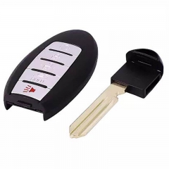 (SUV) 4+1 Button Smart Remote Key FSK433.92 MHz 47 Chip With Button Remote Start NSN14 / S180144017 / FCC ID:KR5S180144014 / IC: 7812D-S180014 For Nissa*n Pathfinder Murano 2013-2015