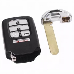 4+1 Button Smart Remote Key FSK433.92 MHz With Button Remote Start 47 Chip HON66 / A2C92005700 / FCC ID:KR5V2X For Hond*a CIVIC 2016-2017