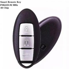 3 Button FSK433.92 MHz Smart Remote Key (CAR) 46 Chip NSN14 For Nissa*n Bluebird 
