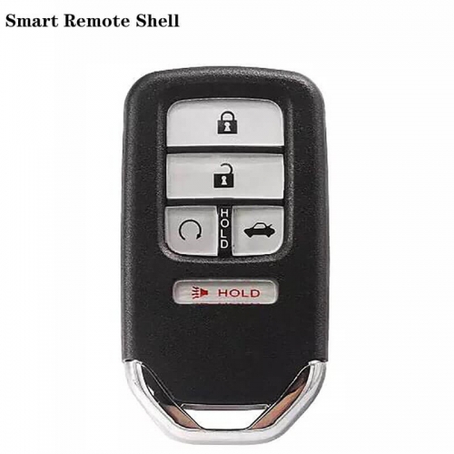 4+1button Smart Remote Shell HON66 With Startup And Trunk Button For Hond*a